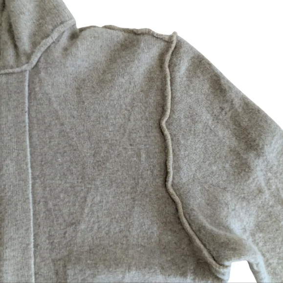 David Mayor Zip Front Wool Sweater Size Medium - Picture 4 of 9